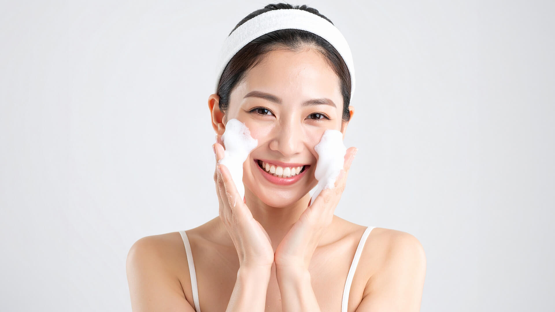 濃密泡でスッキリ～しかもお肌にやさしい