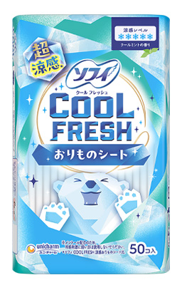 ソフィ クールフレッシュ 超涼感おりものシート 超涼感タイプ